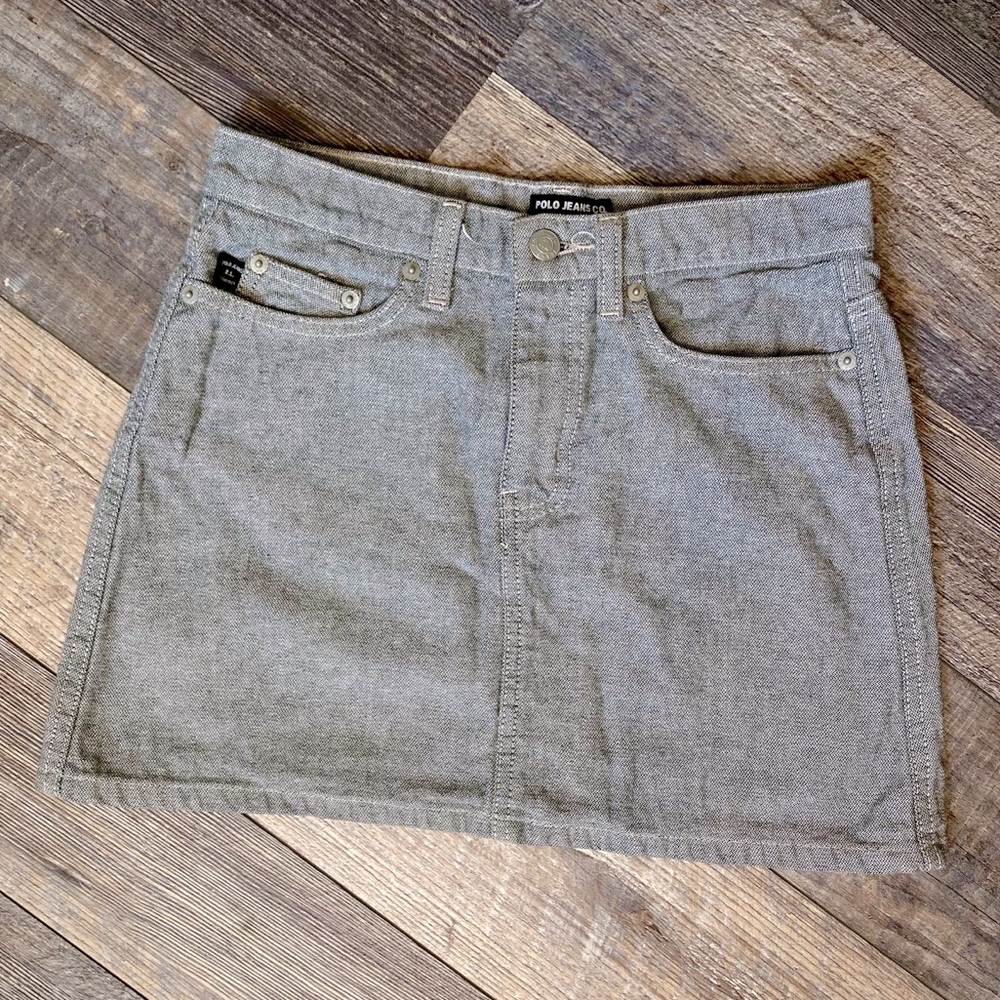 Ralph Lauren Polo Jeans Co. Grey Skirt